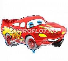 Шар Машина спортивная (красная) 75см