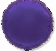 Шар Круг Фиолетовый 70см