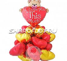 Букет «Огненная страсть»