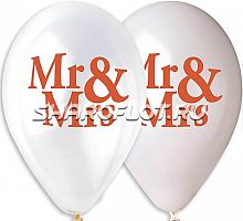 Шары Мистер и Мисис, 30см