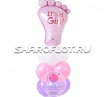 Фонтан шаров Это Девочка №3