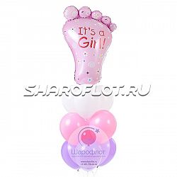 Фонтан шаров Это Девочка №3