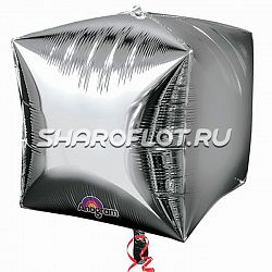 Шар Куб Серебро 41см