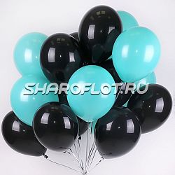 Облако шаров Тиффани Черный 30см