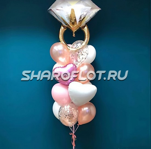 Фонтан из шаров №111