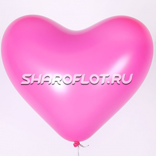 Шар Сердце Фуксия 30см Шар Сердце Фуксия 30см