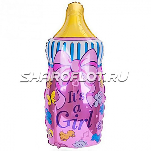 Шар Бутылочка It's a Girl 70см