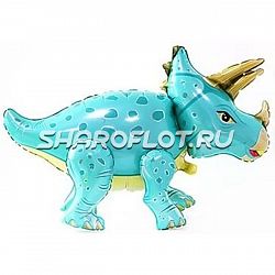 Ходячий шар Трицератопс (голубой)