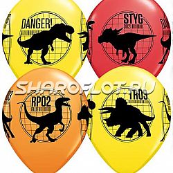 Шары Динозавры, 30см