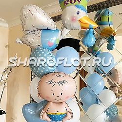 Букет из шаров для мальчика