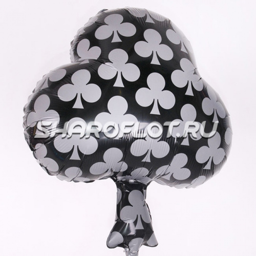 Шар Трефы 50см