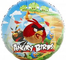 Шар-круг Angry Birds Команда, 46 см
