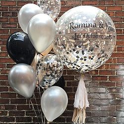 Композиция с большими шарами №1