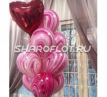 Фонтан из шаров агат