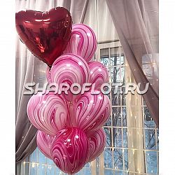 Фонтан из шаров агат