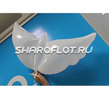 Шар Голубь белый 95см