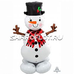 Ходячий шар Снеговик  145см