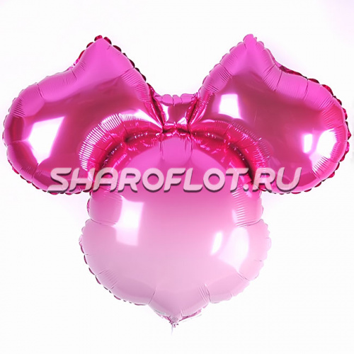 Шар Мини Маус Омбре (голова) 65см Шар Мини Маус Омбре (голова) 65см