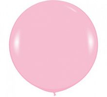 Большой шар Светло-розовый пастель 80см