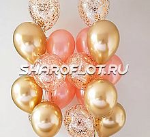 Фонтан шаров «Соленая карамель»