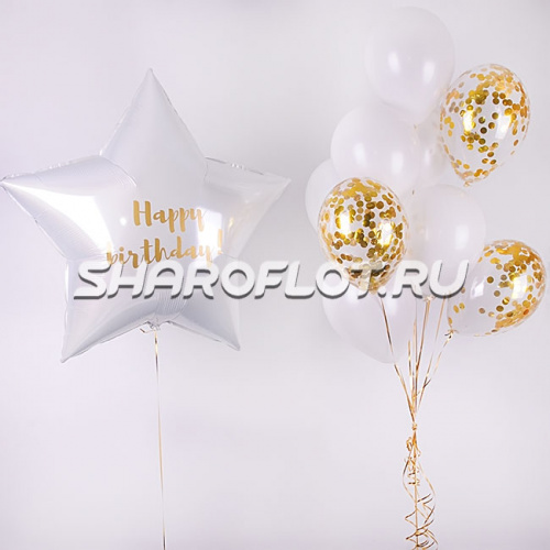 Белый сет шаров Белый сет шаров