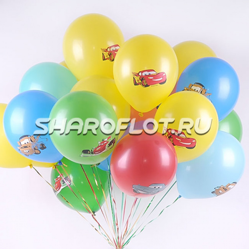 Шары Тачки Машинки, 30см