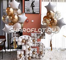 Аэромозайка из воздушных шаров