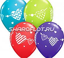 Шары Гирлянда Сердец, 30см