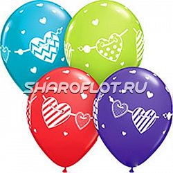 Шары Гирлянда Сердец, 30см