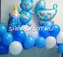 Композиция из шаров на выписку