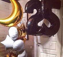 Композиция шаров с цифрой №099