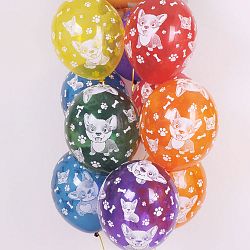 Шары Корги Ассорти 30см