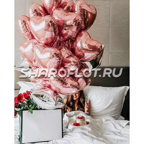 Связка шаров для любимой женщины