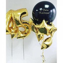 Композиция шаров с цифрой №089