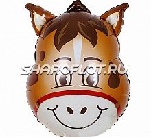 Шар Лошадь голова 80см