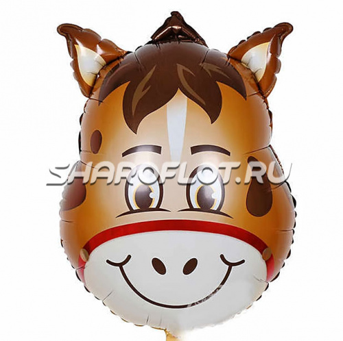 Шар Лошадь голова 80см