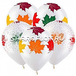 Шары Листья кленовые, 30см