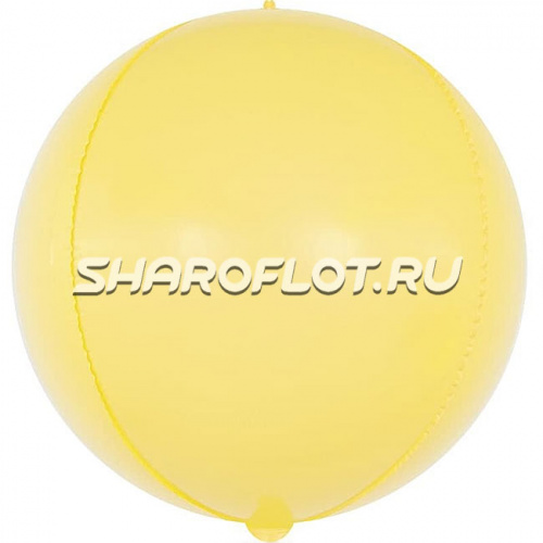 Шар Сфера Желтая Макарунс