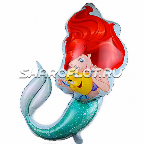 Шар Русалочка Ариэль, 75см