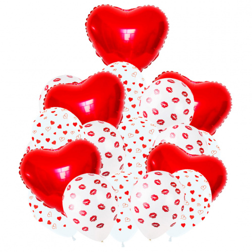 Букет шаров «Целую и люблю»