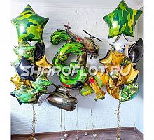 Яркое оформление на 23 февраля