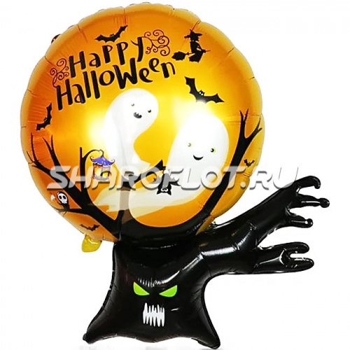 Фигурный шар «Дерево с привидениями» (99 см)