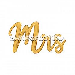 Шар Надпись Мисис 105см