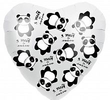 Сердце Панды Я Тебя Люблю 40см