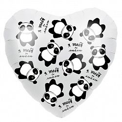 Сердце Панды Я Тебя Люблю 40см