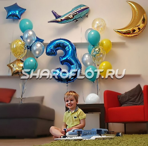 Шары на 3 года №03