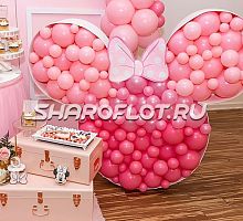 Оформление шарами в стиле Минни Маус