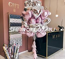 Нежная связка сердечек любимой девушке