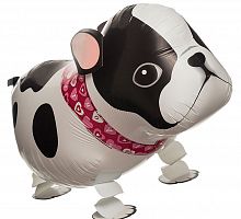 Ходячий шар «Собака Бульдог» 64см