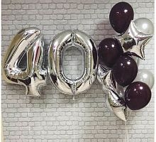 Композиция шаров с цифрой №069